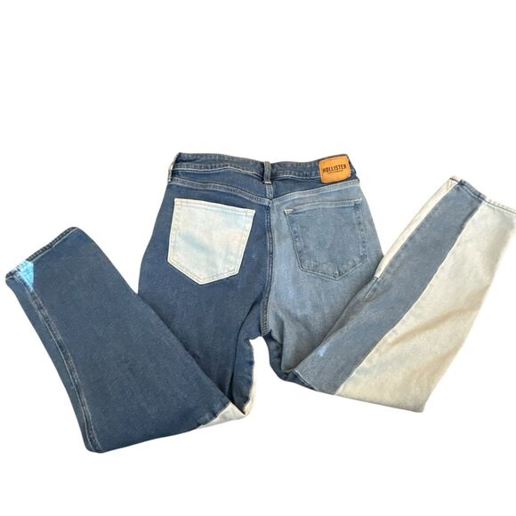 Hollister Women's Jeans Blue Size 29 9R Ultra High-Rise Mom Jean 3 Tone - Picture 6 of 13